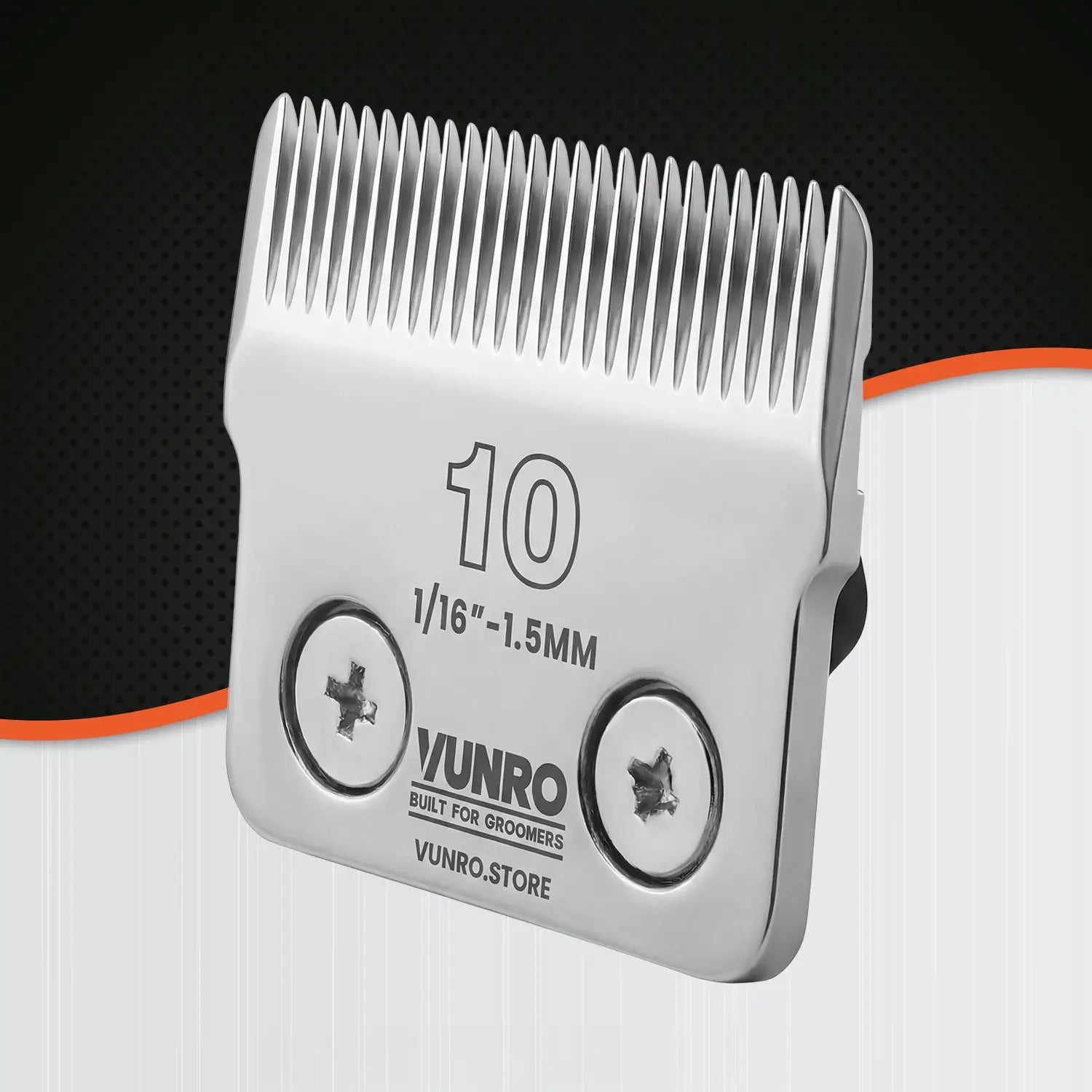10# Ceramic D-Series Dog Clipper Blade (1.5 mm) by VUNRO