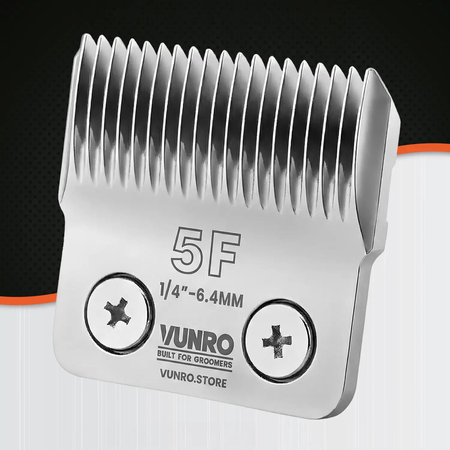 5F Ceramic D-Series Dog Clipper Blade (6.4 mm) by VUNRO