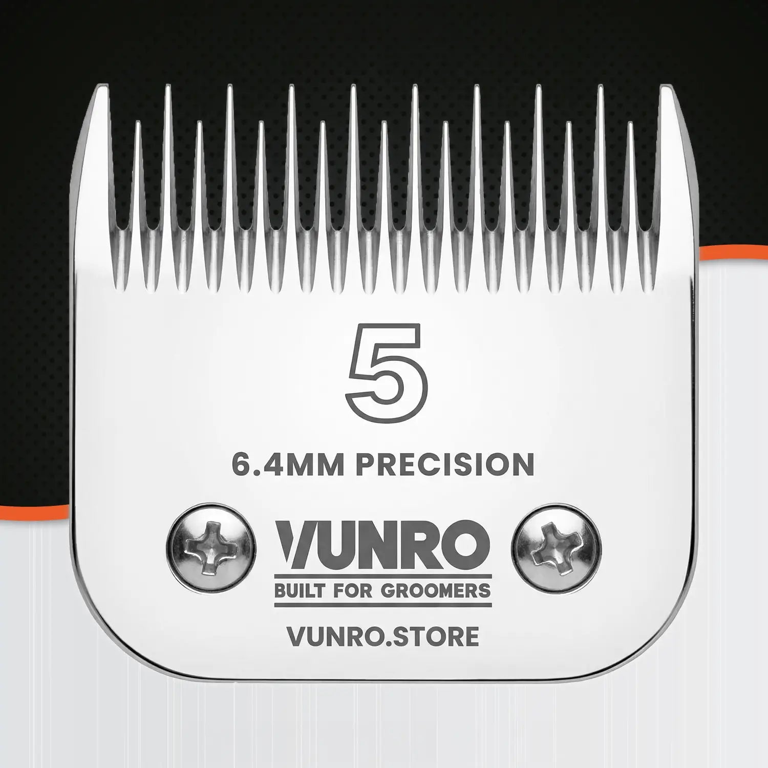 #5 Ceramic Skip Tooth Dog Clipper Blade (6.4mm) by VUNRO
