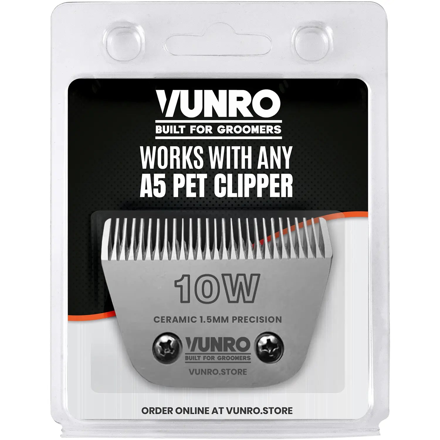 10W Ceramic Dog Clipper Blade (1.5 mm) by VUNRO