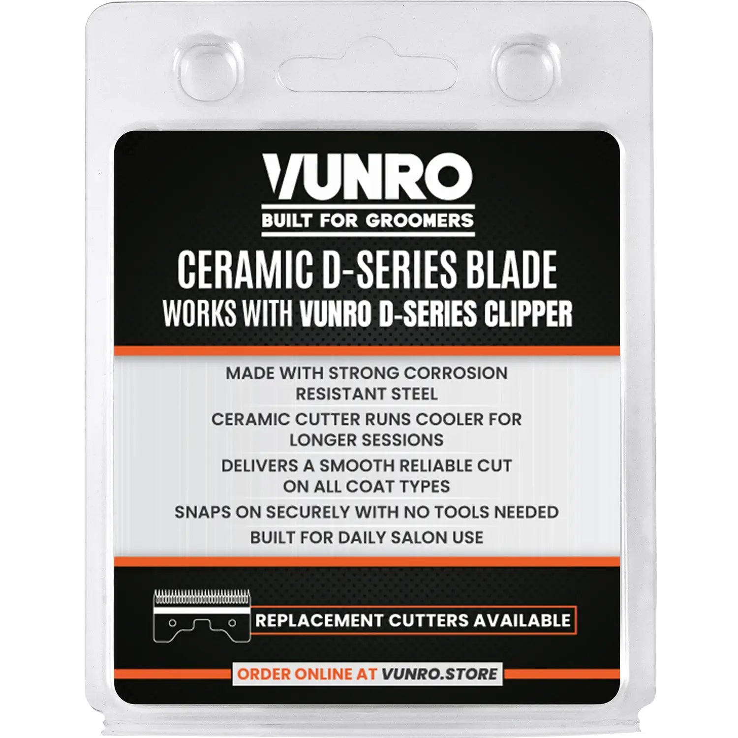 7F Ceramic D-Series Dog Clipper Blade (3.2 mm) by VUNRO