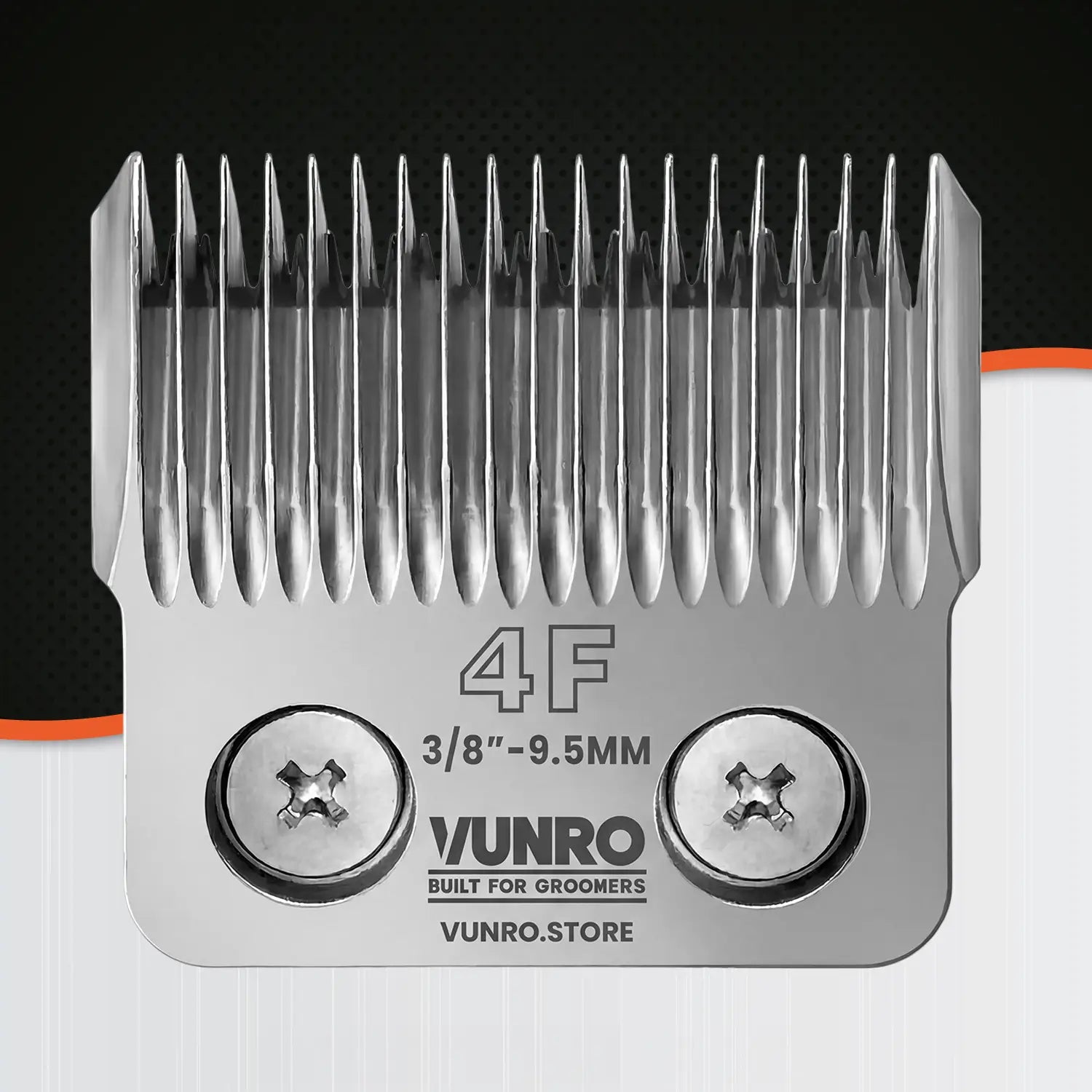 4F Ceramic D-Series Dog Clipper Blade (9.5 mm) by VUNRO